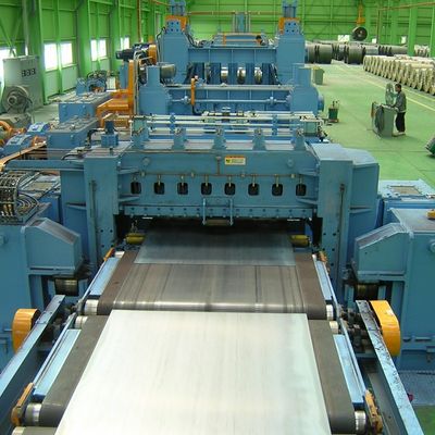 Equipamento de corte cruzado de bobinas de aço de precisão para linha de produção
