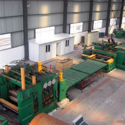 qualidade  Automatic Steel Coil Slitting Line Uncoiling Leveling Shearing Machine fábrica