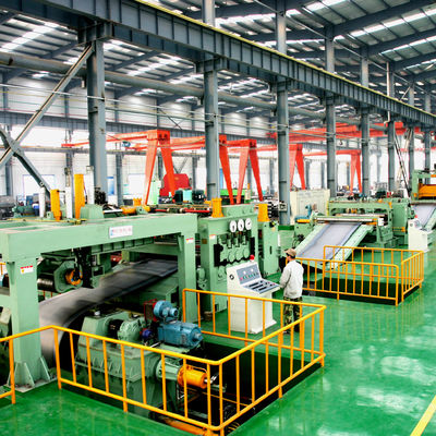 Linha automática de corte cruzado para bobina de aço laminada a quente a 101500*13225*1100mm Tamanho