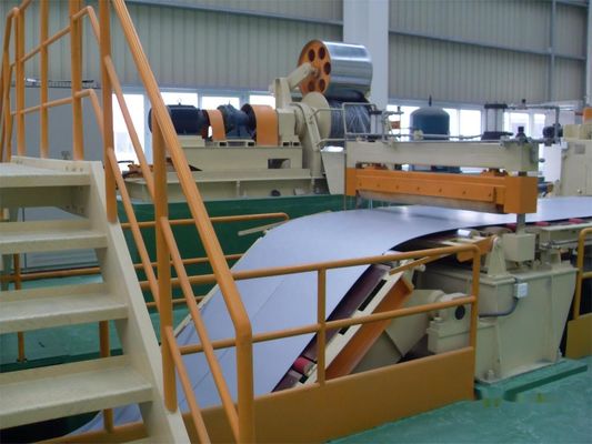 300-5000mm comprimento de chapa cortável linha de corte de bobina de aço com corte e competitivo