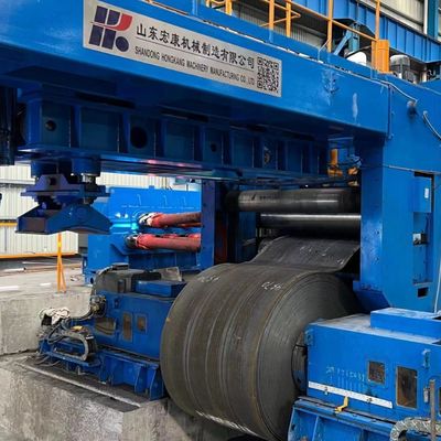 Máquina de corte de chapas de aço com componentes principais PLC e velocidade de corte 0-20m/min