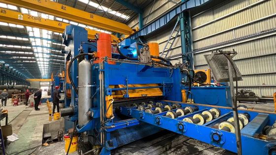 Linha de nivelamento e corte transversal para bobina de aço laminada a quente espessura do material 10-25 mm