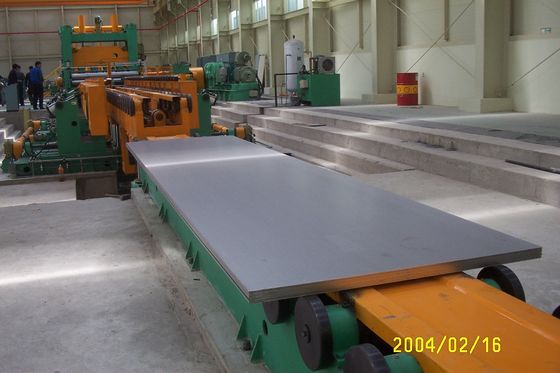 Linha de nivelamento e corte transversal de bobinas de aço de picagem a quente para espessura de 3 mm-13 mm
