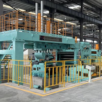 Máquina de nivelamento e rebobinagem de bobinas de aço de 70 kg para processamento de chapas metálicas