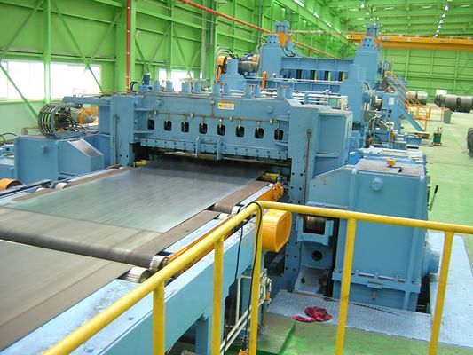 Equipamento de corte cruzado de bobinas de aço de precisão para linha de produção