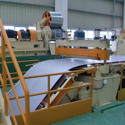 Vídeo de saída-inspecção fornecido máquina de reviravolta de plano de linha de aço bobina