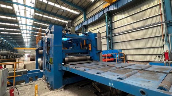 Máquina de reviravoltar para aplanamento e nivelamento de bobinas de aço para chapas de metal ou bobinas de aço