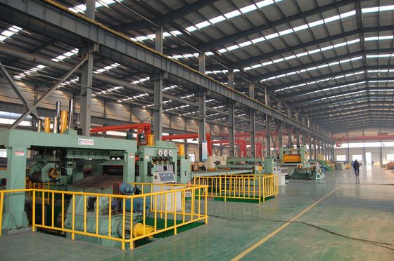 Fabricação de automóveis Linha de produção de nivelamento e rebobinagem de bobinas de aço 5000*3500*
