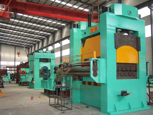 Nivelador de chapas metálicas ou de bobinas de aço com estrutura de aço e tamanho de 5000*3500*2500 mm