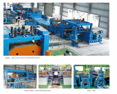 2 12 Linhas de corte Máquina de corte de bobina de metal e aço Linha de corte longitudinal de alta velocidade