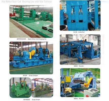 2 12 Linhas de corte Máquina de corte de bobina de metal e aço Linha de corte longitudinal de alta velocidade