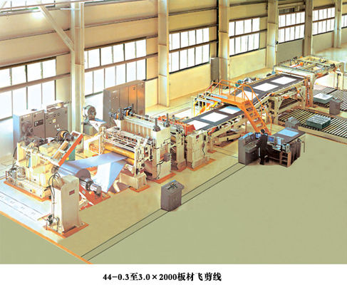 Largura da chapa cortável 300-2000 mm Linha de produção de máquinas de corte de metal para material