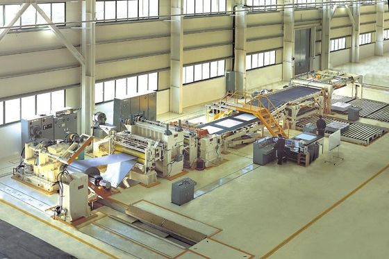 Máquina de cortar bobinas de aço com 380V e espessura de material de 3 mm