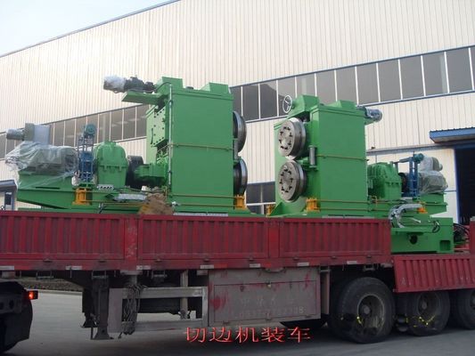 Máquina de corte lateral de bobina de aço de 85 kW de vídeo de inspeção de saída para bordas lisas