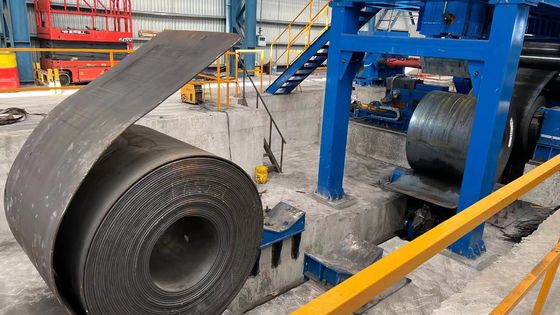 Uncoiler para trabalho de bobina de aço e corte de linha de comprimento após serviço Serviços online 24 horas
