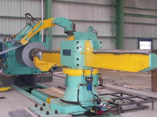 Máquina de fabricação de cadeias de chapas de aço para inspecção de saída por vídeo