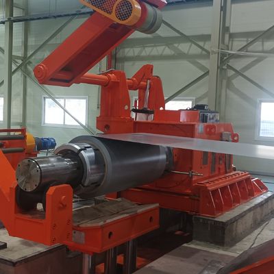 Linha de descolagem de bobina de aço de alinhamento de corte e recolocação para design de economia de espaço