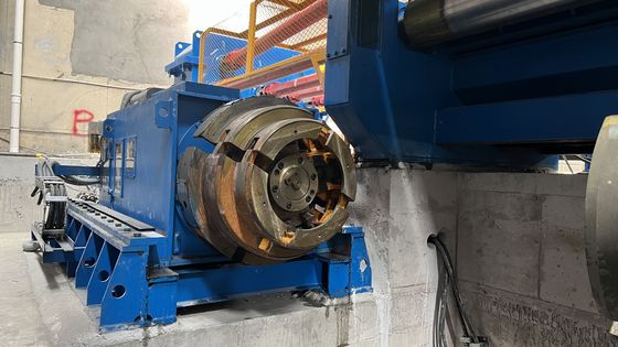 Máquina automática de corte de bobinas de aço, de descolagem, de nivelamento e de corte de cabelo, com