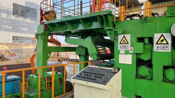 Descolador de bobina de aço controlado por PLC e corte em linha de comprimento Alta produtividade