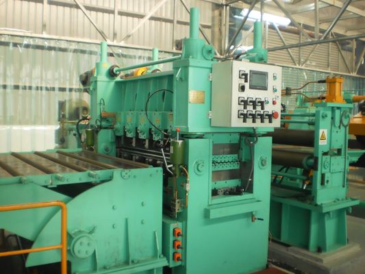 Máquina automática de corte de bobinas de aço, de descoloração, de nivelamento e de corte de espinhos para bobinas de 35 T