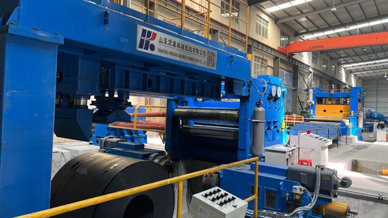 Linha de cisalhamento de nivelamento de descolagem de bobinas metálicas com comprimento de chapa cisalhável de 1000-3500 mm