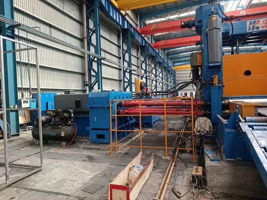 Máquina de corte de aço espesso para aplanamento industrial de chapas de metal