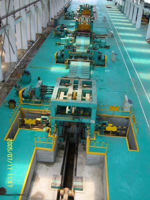 Máquina de corte de bobinas de aço de nível de alta produtividade para desenrolar e cortar folhas