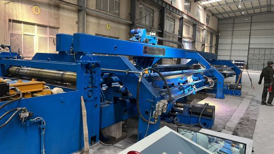 Linha de empilhadeira de descolagem de bobinas de aço inoxidável para nivelamento e corte de cabelo com potência nominal de 426 kW