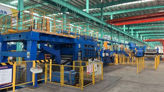 Linha de descolagem de bobina de aço inoxidável de alta velocidade 1 espessura de material de 6 mm