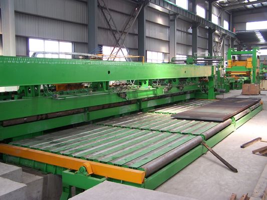Linha de montagem de cisalhamento móvel de nivelamento de descolagem de bobina de aço 35T com componentes do núcleo do motor