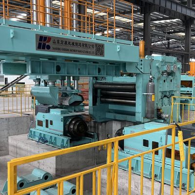 Linha de produção avançada de descolagem e nivelamento de chapas de metal com velocidade de corte de 25 m/min
