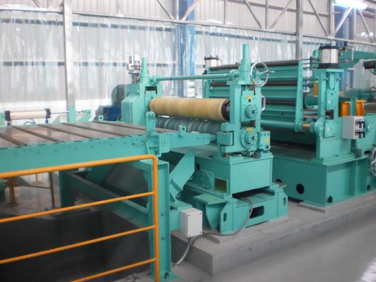 Máquina de nivelamento, descolagem e corte para corte de bobinas de aço de precisão nas siderúrgicas