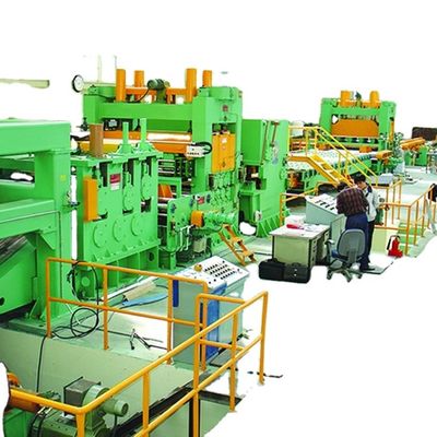 Descolador de bobinas grossas de aço com tecnologia automática de corte e controle de comprimento