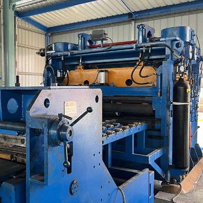 Linha de produção de descolagem, nivelamento, corte e empilhamento de 460 mm com controlo PLC