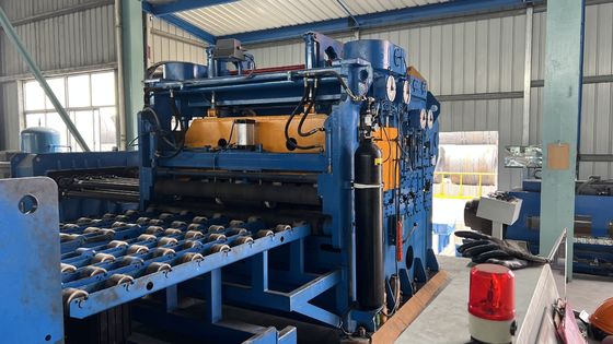 Máquina de nivelamento e de corte de chapas de aço de descolagem de alta produtividade