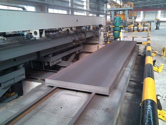 Máquina de nivelamento e de corte transversal de chapas de espessura de 25 mm, com componentes de núcleo estáveis