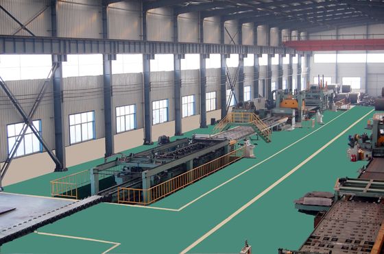 Máquina de nivelamento de chapas de aço de 25 mm Linha de corte de bobina de linha de endireitação Velocidade de corte 15-30m/min