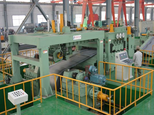 Linha de produção de descolagem e nivelamento de bobinas metálicas de obras de construção com controlo PLC