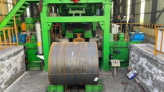Linha de produção de descoloração e nivelamento de folhas de metal de 380V para peso de bobina de 35T