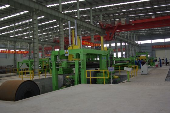 Máquina de corte em linha de aço a quente para descolagem, nivelamento, corte e empilhamento