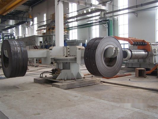 2000 20000 mm Largura de corte Máquina de corte de bobina de aço com corte e tensão 380V