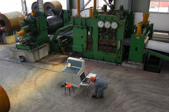 Linha de empilhamento de descolagem de bobina de aço para corte em comprimento de aço em rolos a quente