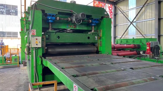 Linha de empilhamento de descolagem de bobina de aço para corte em comprimento de aço em rolos a quente