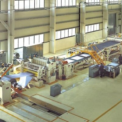 Linha de produção de cisalhamento móvel para nivelamento de alta precisão