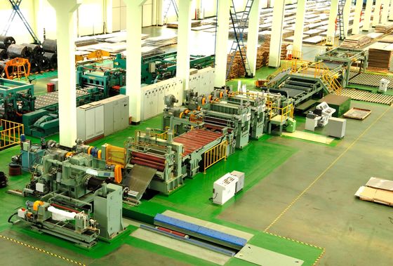 Linha de produção de cisalhamento móvel para nivelamento de alta precisão